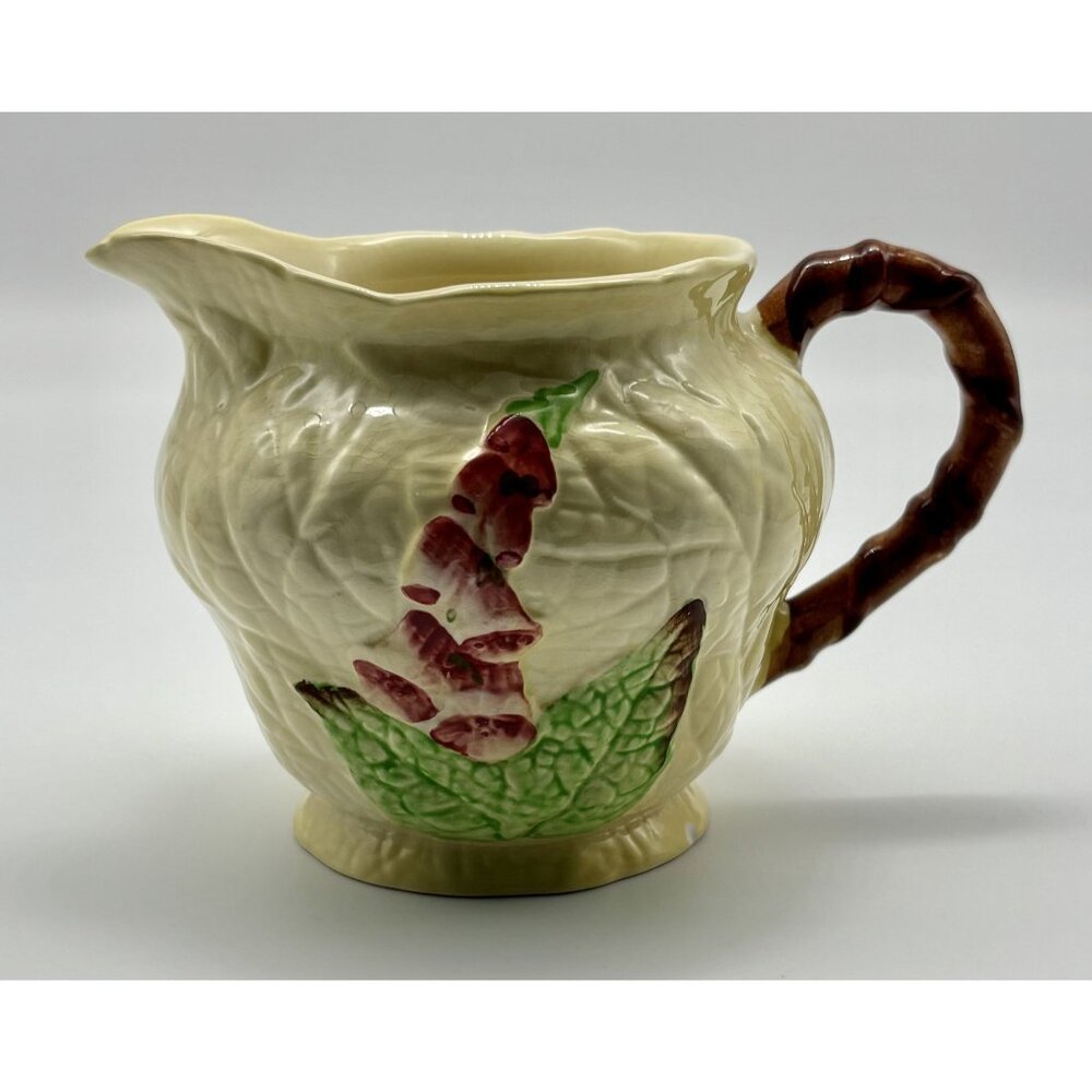 Vintage Carlton Ware Creamer 3-1/2" Tall With Australian Design Foxglove Pattern